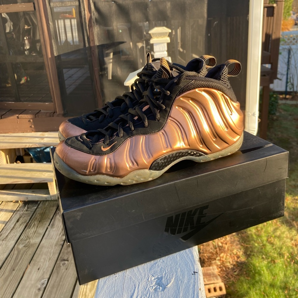 Nike Air Foamposite One Copper Mens size 9.5 - Picture 1 of 16